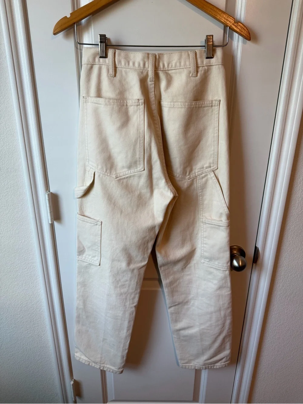 ⚡️Brandy Melville J. Galt Tammy Carpenter Cream Straight Leg Jeans - 100% Cotton